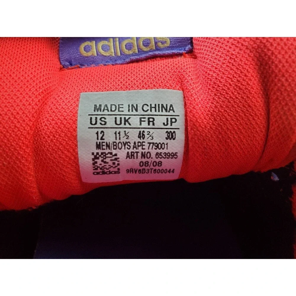 Adidas Zx 600 lgtred Electr Dpurpl 653995 Sneaker Men US 12 - Worn Once‎